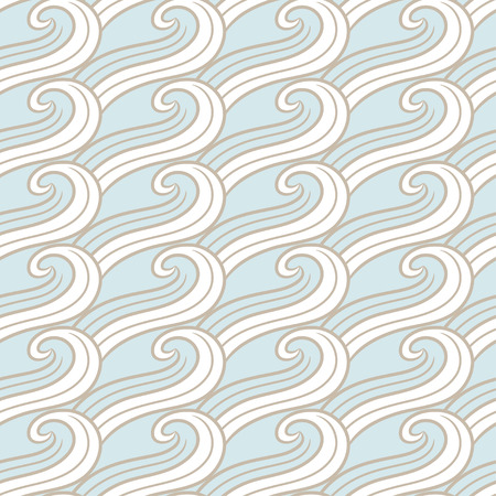 Ornamental pattern wave. Seamless pattern can be used for wallpaper, texturesのイラスト素材
