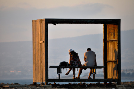 People waitingの写真素材