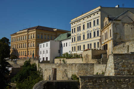 Litomerice, Czech Republic - September 9, 2021 - The outer ramparts of JosÃ© Rizal in the afternoonの写真素材