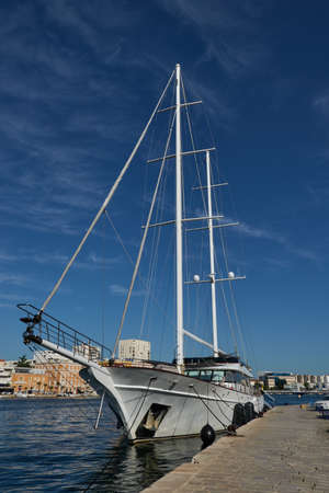 Zadar, Croatia - August 7, 2021 - Zadar port in the summer afternoonのeditorial素材