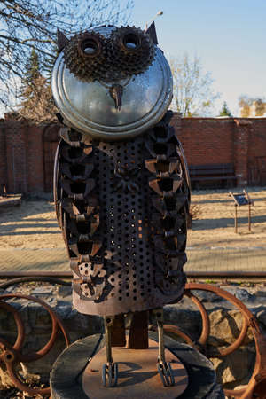 Stare Mesto, Czech Republic - April 16, 2022 - KOVOZOO is a completely original zoo with animals made of old scrap metal at the beginning of springのeditorial素材