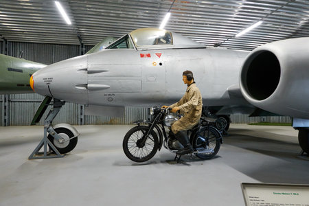 Prague, Czech Republic - June 17, 2022 - the Aviation museum Kbely -  Hangar of General Karel Janousek -
World War II aviationのeditorial素材