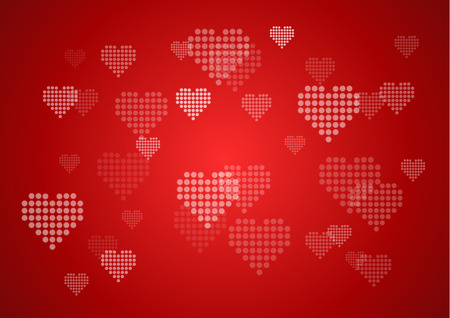 love of valentine day vectorのイラスト素材