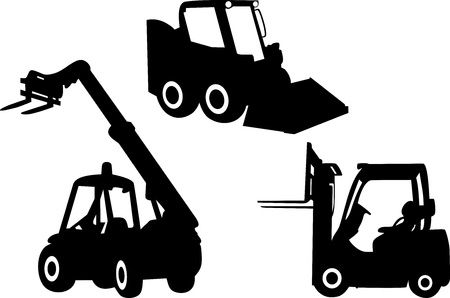 Mini tractorのイラスト素材