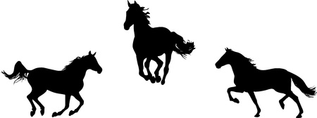 Horse symbolsのイラスト素材