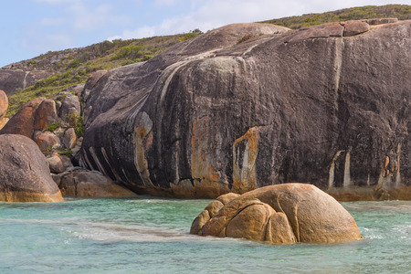 Elephant Rocks in William Bay National Park, near the town of Denmark in Western Australia.の写真素材