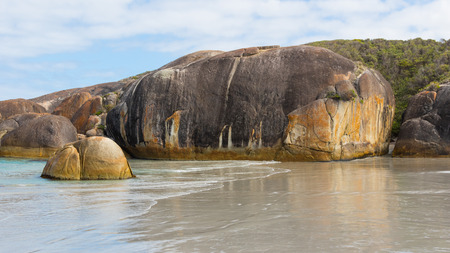 Elephant Rocks in William Bay National Park, near the town of Denmark in Western Australia.の写真素材