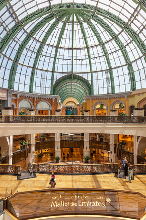 DUBAI, UAE - May 22, 2011: An interior view of the Mall of the Emirates in Dubai, United Arab Emirates.のeditorial素材
