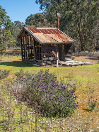 An old woodcutter's cabin situated near Donnelly River Village in Western Australia.の写真素材