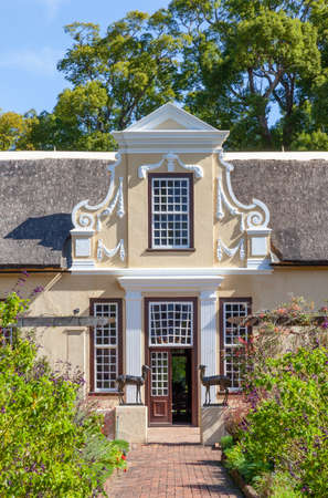 Vergelegen (meaning 'remotely situated') is an historic manor house and wine estate in Somerset West, in the Western Cape province of South Africa.の写真素材