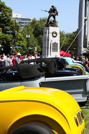 Auto show vintageのeditorial素材