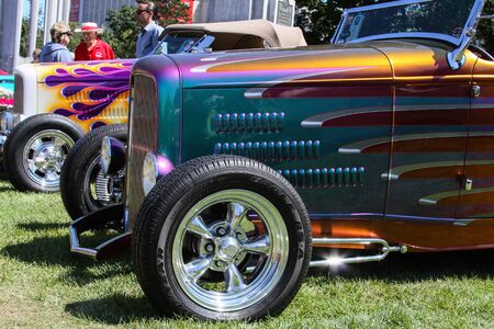 Auto show vintageのeditorial素材