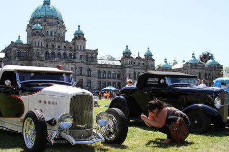 Auto show vintageのeditorial素材