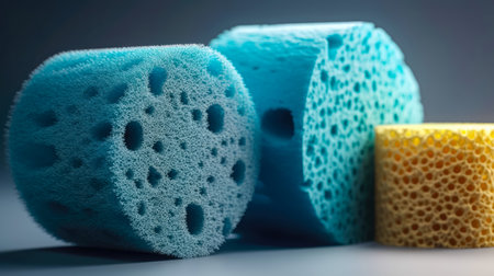 Various sponges for cleaning and dishwashingの素材
