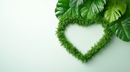 Canopy of a tropical rainforest showcases diverse foliage and rich greenery under serene daylight conditions.の素材