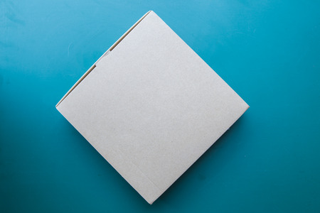 Box on the tableの写真素材