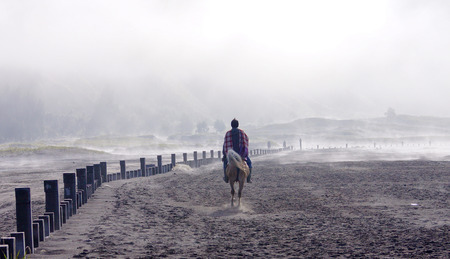 Bromo tengger at Mt Bromo, East Java, Indonesiaの写真素材