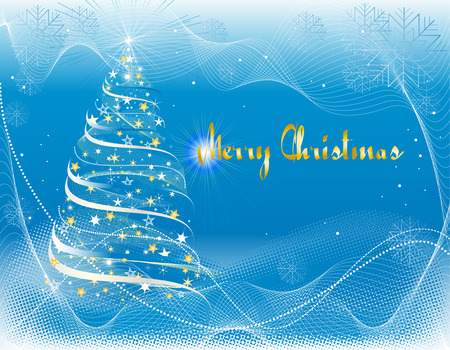 Merry Christmas cardのイラスト素材