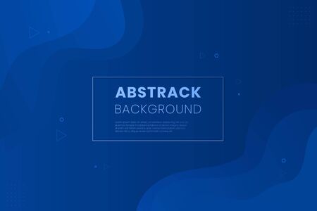Geometric background. Dynamic shapes compositionのイラスト素材