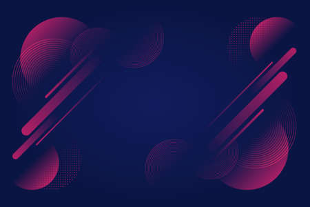 Colorful geometric background. Fluid shapes composition. Suitable For Wallpaper, Banner, Background, Card, Book Illustration, landing page, gift, cover, flyer, report, bussiness, social mediaのイラスト素材