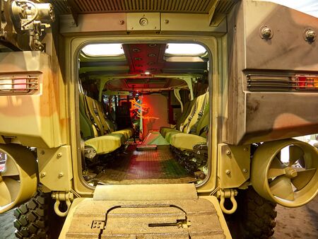 Astana, Kazakhstan - May 25, 2018: Armored personnel carrier ARMA by Otokar at the KADEX exhibitionのeditorial素材