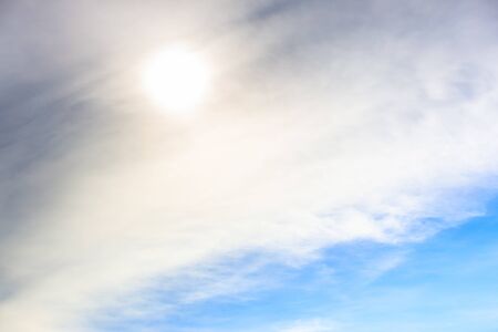 Background summer spring. Beautiful bright texture. Beauty in nature of blue sky. Copy space.の写真素材