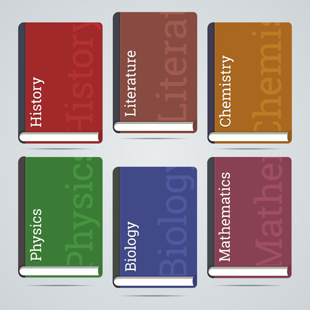 School education books icons.のイラスト素材