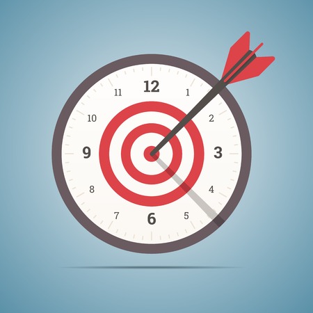 Time management illustration. のイラスト素材