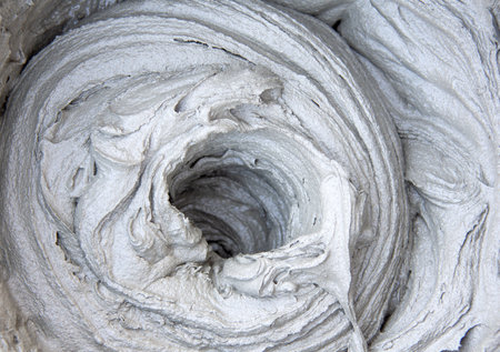 Texture of Construction Adhesive Transformed into an Interesting Patternの写真素材