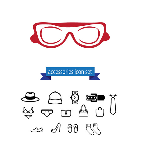 accessories iconのイラスト素材