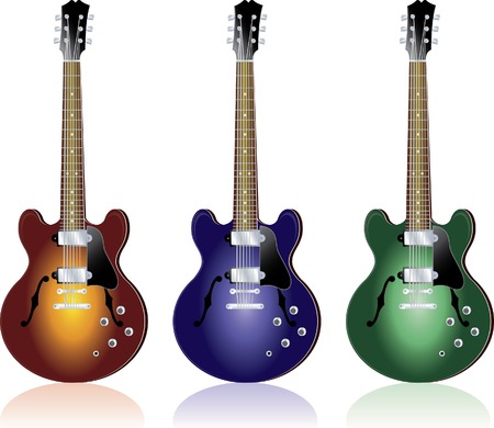 Electric Guitarsのイラスト素材