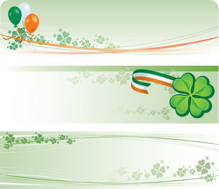 St Patricks Day Bannersのイラスト素材