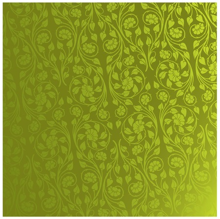 Floral Wallpaper Patternのイラスト素材