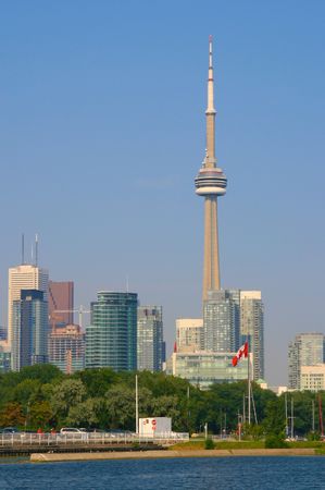 Toronto Ontario Skylineのeditorial素材