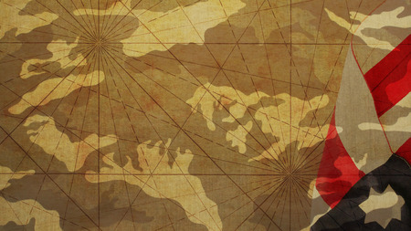 US Flag Camouflage Background and Converging Linesの写真素材