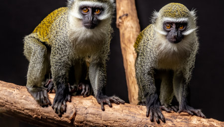 Vervet monkey (Cercopithecus vervet)の写真素材
