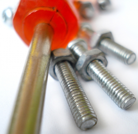 Screwdriver and screws        