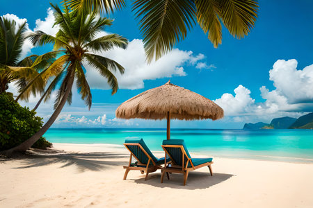 Paradise beach at Seychelles, Mahe islandの写真素材