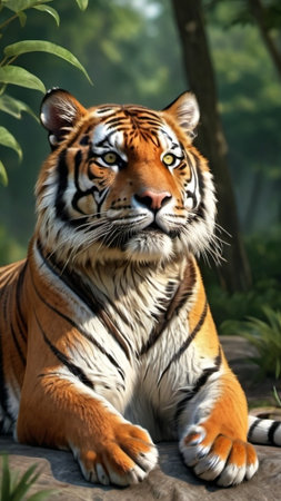 Sumatran tiger (Panthera tigris altaica)