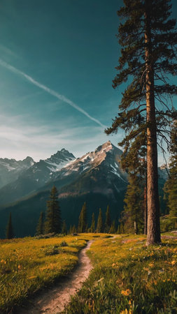 Mount Rainier National Park, Washington, United States of America.の写真素材