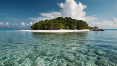 Tropical island at Seychelles, Praslinの写真素材