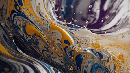 marbling art patterns as abstract colorful background, closeup of photoの写真素材