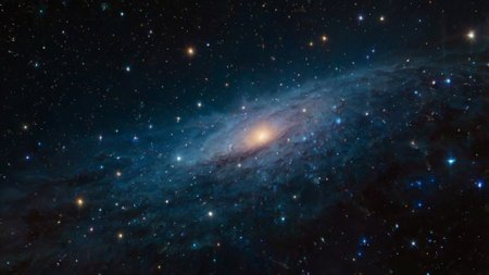 Planets, stars and galaxies in outer space showing the beauty of space exploration.