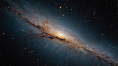 Planets, stars and galaxies in outer space showing the beauty of space exploration.