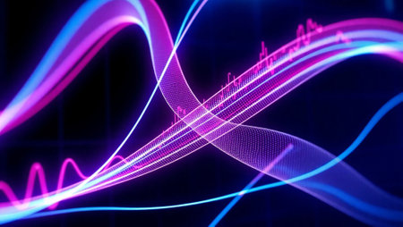 financial stock market graph on technology abstract background for business idea and all art work...