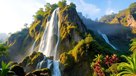 Tad Mok waterfall in Doi Inthanon National Park, Chiang Mai, Thailand