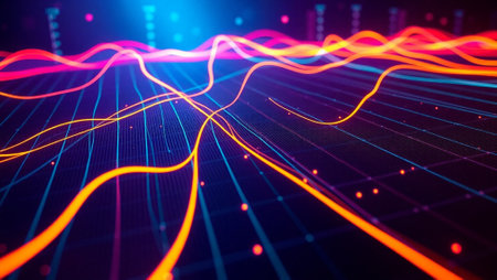 Futuristic technology background. Futuristic interface. 3d rendering.の写真素材