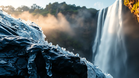 Iguazu Falls, Argentina. Iguazu Falls is the largest waterfall in Argentina.の写真素材