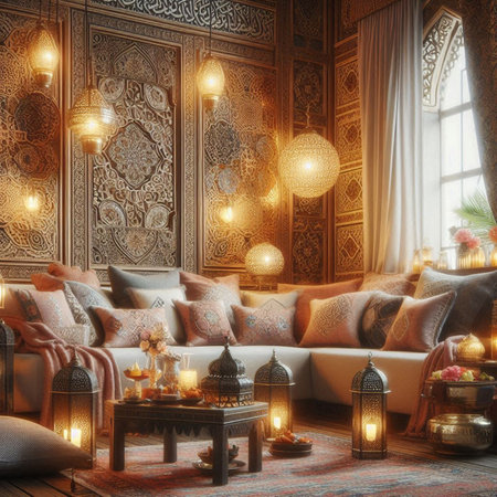 Luxury living room interior. 3D rendering. Vintage style.