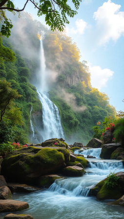 Mae Ya waterfall in Doi Inthanon National Park, Chiang Mai, Thailand
